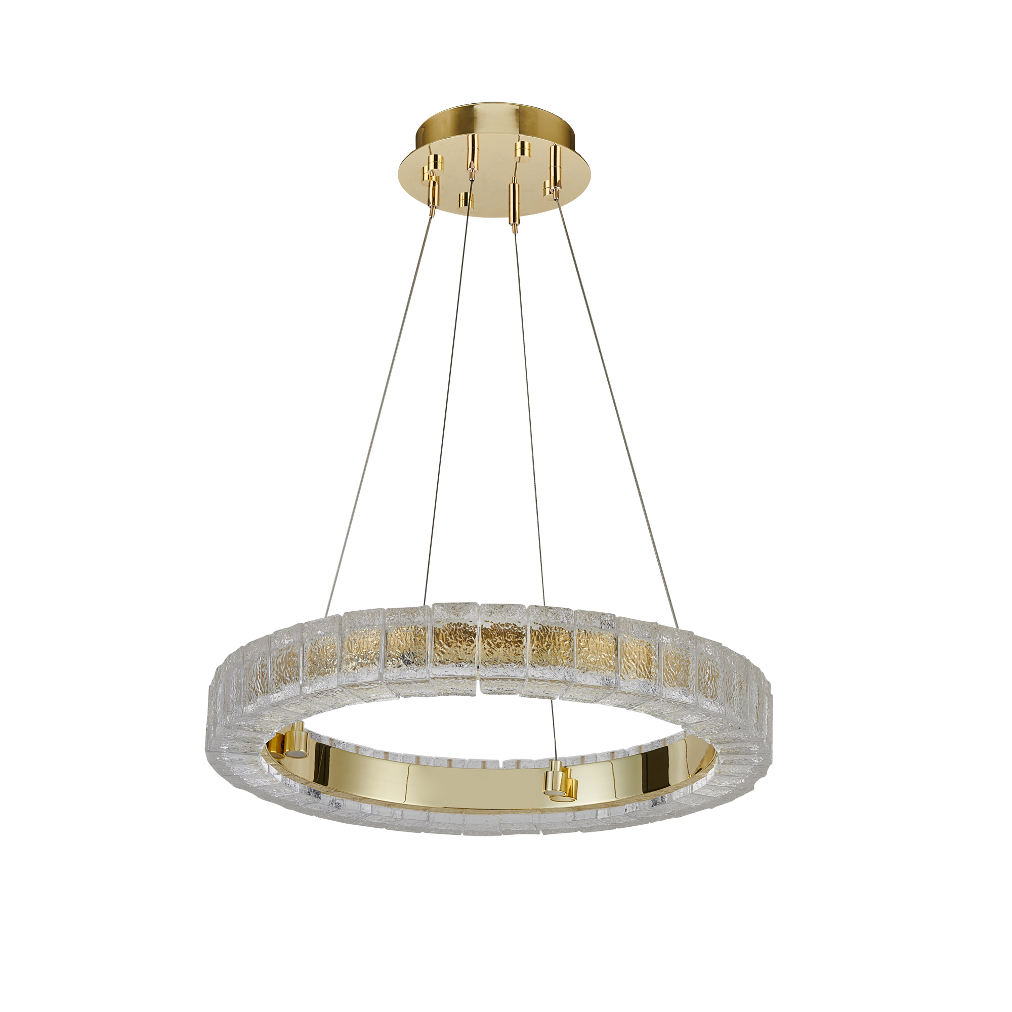 Gold Glass Ceiling Pendant Light